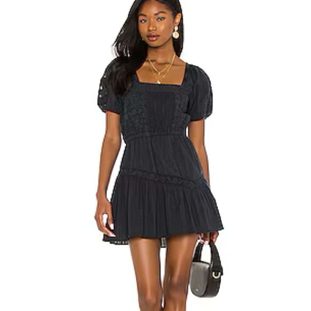 LoveShackFancy X REVOLVE Stern Mini Dress in‎ Black